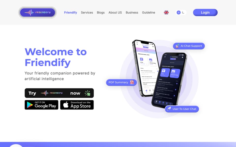 Friendify AI screenshot
