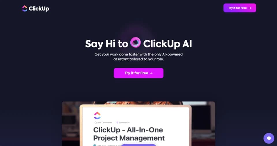 ClickUp screenshot