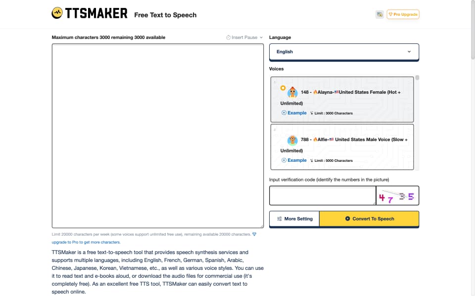 TTSMaker screenshot